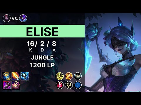Elise Jungle vs Kha'Zix - Agurin 1200 LP Challenger - EUW Patch 15.10