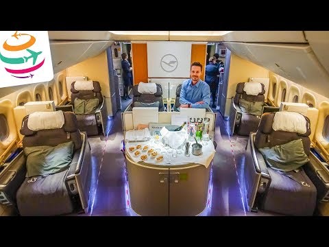 5-Sterne Lufthansa First Class 747-8 & First Class Terminal | YourTravel.TV