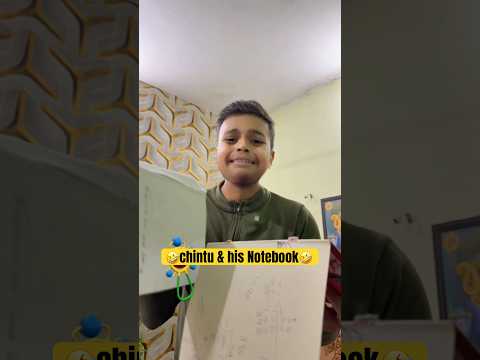 Chintu & his Notebook🤣🤣 #shorts #trending