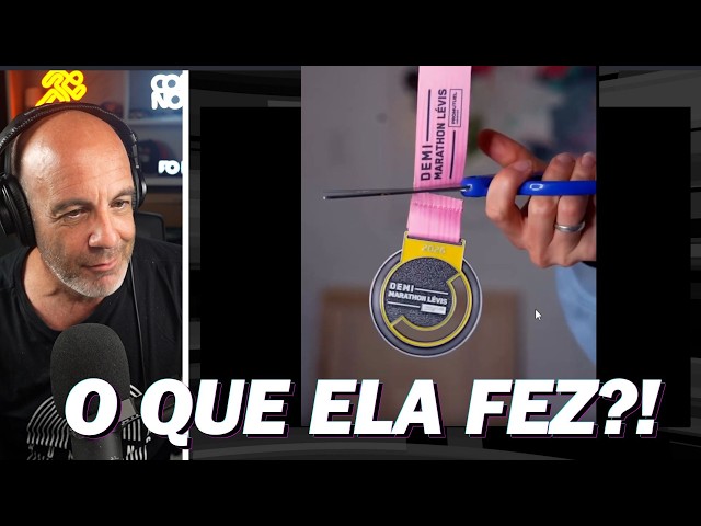 Ela CORTOU as FITAS de todas as MEDALHAS de corrida!