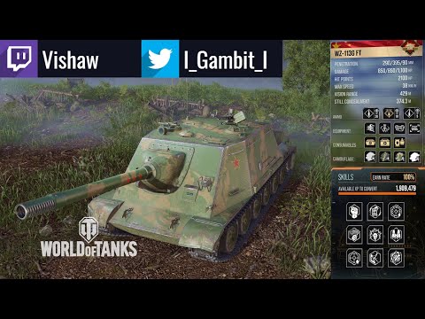 Buffed WZ-113G FT - Newest Member of 850 Family: 8.2K Damage: WoT Console - World of Tanks Console