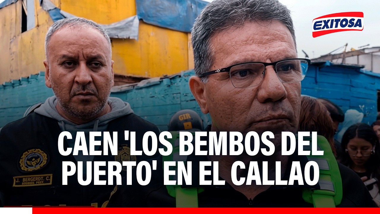 🔴🔵 Callao: Cae banda criminal que cometía sicariato, cobro de cupos y otros graves delitos