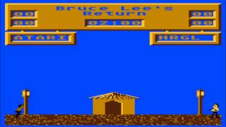 Bruce Lee's Return for the Atari 8-bit family