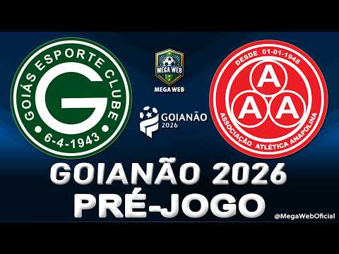 GOIÁS (4) 1 x 1 (3) ANAPOLINA -- Pré-jogo (GOIANÃO 2026 -- SEMIFINAL)
