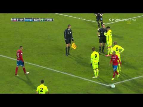 Rött kort för Jönköpings Södras Portillo - skallar Jordan Larsson - TV4 Sport