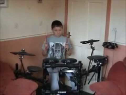 Conor Fletcher age 11 playing sex on fire by kings of leon