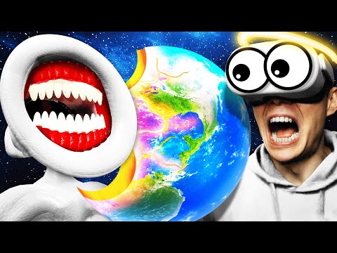 Creating GREAT MOTHER MEGAPHONE PLANET In VR GOD SIMULATOR - YouTube