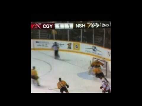 January 14, 2014 - Calgary Flames v. Nashville Predators Backlund Call