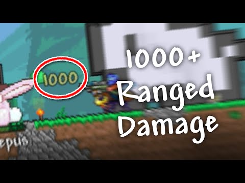 HIGHEST POSSIBLE DAMAGE! OVER 1000 DAMAGE! | Terraria 1.2.4 iOS/Android [DOWNLOAD + PROOF]