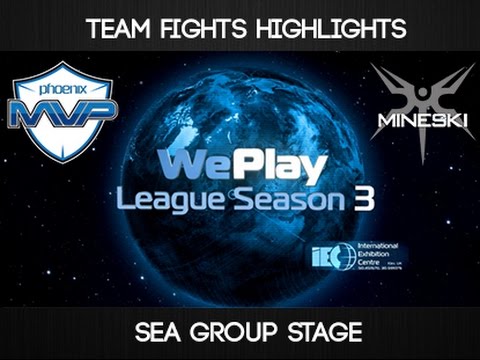 [WePlay Season 3] MVP vs Mineski - Team Fight Highlights SEA Group Stage