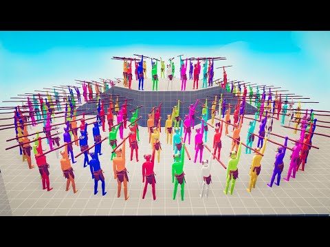 RANGED UNITS FREE FOR ALL TOURNAMENT | TABS Totally Accurate Battle Simulator