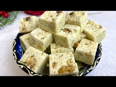 Sheer Pera Recipe,Afghan Milk Fudge with Cardamom & Nuts,Easy to make at home