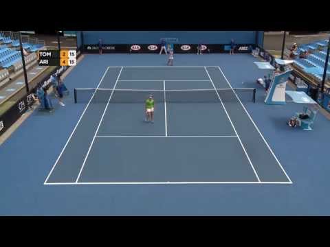 R16: Sara Tomic vs Arina Rodionova - Australian Open 2015 Play-off Highlights