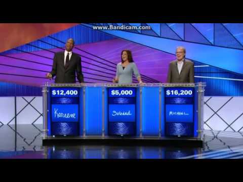 Jeopardy! Million Dollar Celebrity Invitational - Kareem Abdul-Jabbar's Incorrect Answer 10/15/2009