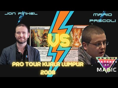 Pro Tour Kuala Lumpur 2008 Finals Jon Finkel Mario Pascoi #mtg #magic #mtgarena #magicthegathering