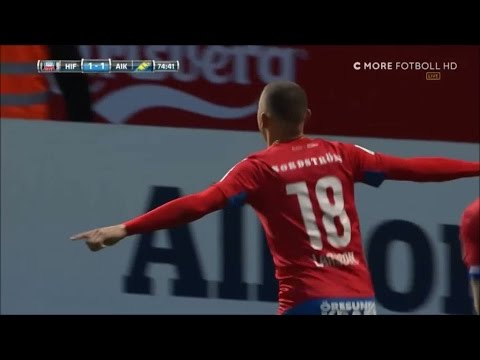 Jordan Larssons vackra dubbel mot AIK - TV4 Sport