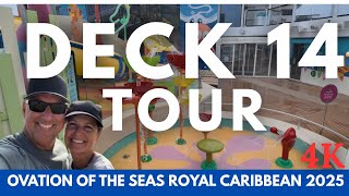 What’s Inside This Cruise Ship’s Secret Pool Area? 🌴 Solarium and Deck 14 Tour Ovation of the Seas