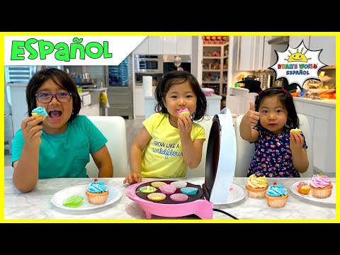 Pastelitos Miniaturas para niños con Emma y Kate