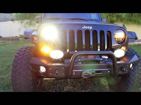 NEW JW Speaker J3 Headlights and Trail 6 Pro Install - Do You Want Bluetooth Lights?
