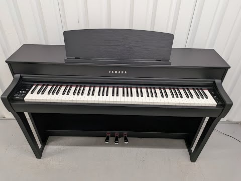 Yamaha Clavinova CLP-745 in satin black finish stock nr 26010