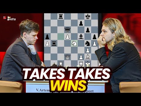 Exchange sacrifice gone wrong - Artemiev  v Rapport | 10th Gashimov Memorial