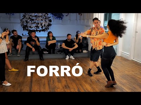 Forró dance demo by Victinho & Pamela (in NYC)