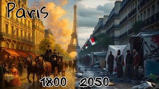 Evolution of Paris Street | To 2100 | 4K