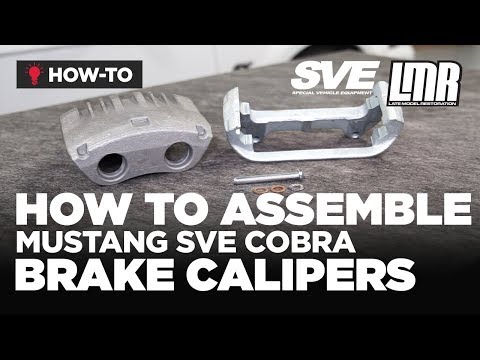 How To Assemble Mustang Cobra-style Front Brake Calipers (1994-2004)