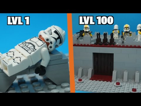 LEVEL 1 vs 100 LEGO CLONE BUILDS…
