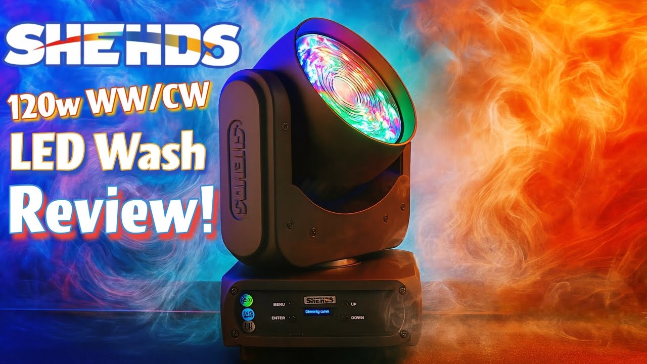 <strong>SHEHDS 120W WW/CW LED Wash Light Review</strong>