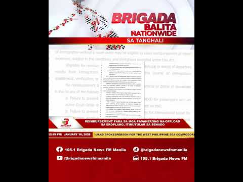 BRIGADA BALITA NATIONWIDE SA TANGHALI — JANUARY 16, 2026