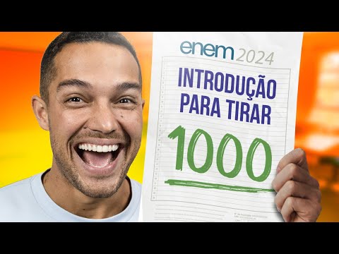 Como fazer a INTRODUÇÃO da REDAÇÃO (com modelo)