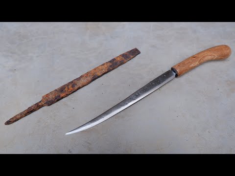 How to Make a Knife from a Very Rusty File