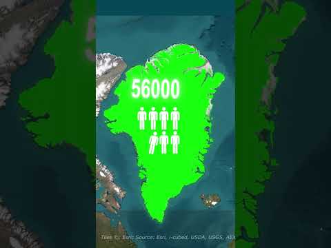 Greenland Isn’t as Big as You Think #geography #map