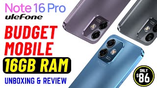 Amazing Budget Mobile 2023 – ulefone Note 16 Pro ⫸ UNBOXING REVIEW ⫷