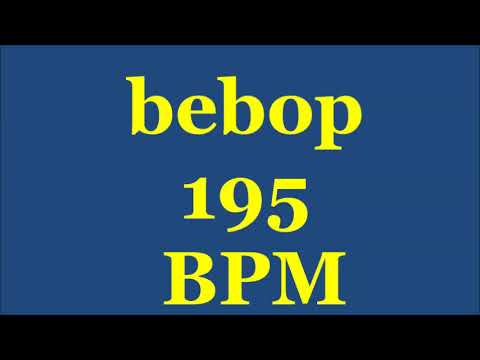 Drum Loops for Practice Bebop 195bpm