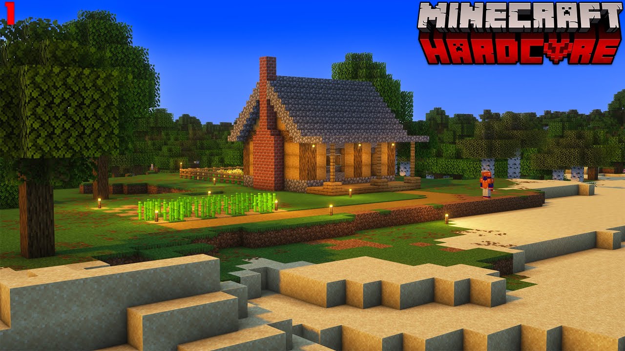 A Safe and Simple Start | Hardcore Minecraft [S1] [E1]