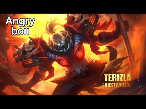 Terizla MVP New Seasonal Skin Gameplay | Terizla Top Global Best Build | Mobile Legends