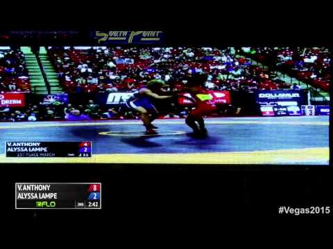 48 kg Finals - Victoria Anthony (TMWC) vs Alyssa Lampe (Sunkist Kids)