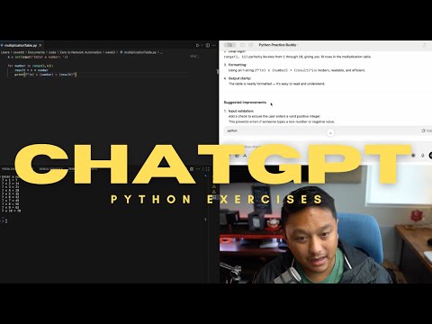 Learning Python Loops with ChatGPT