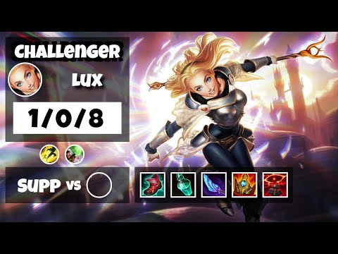 Lux Challenger Gameplay S11 Replay 11.11 Support (1/0/8) - EU
