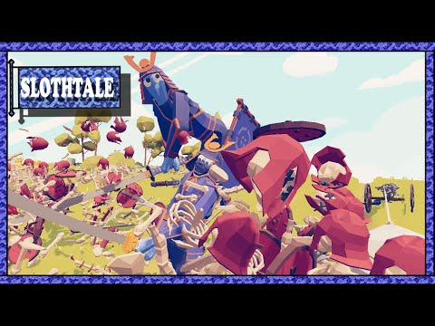 This Trio is a PERFECT COMBO - TABS ( SHOGUN SAMURAI GIANT & GATLING GUN vs Every Faction )