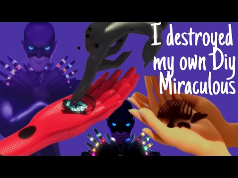 I destroyed my own Diy Miraculous / Miraculous into Monarch rings | Maks Team Diy - 2022