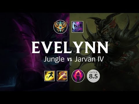 Evelynn Jungle vs Jarvan IV - TR Challenger Patch 8.5