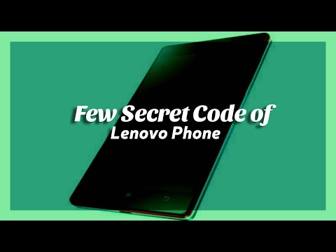 Few Secret Code Of Lenovo Phone #Shorts