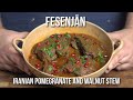 How to make Fesenjān (Fesenjoon) - A regal iranian Pomegranate and Walnut stew
