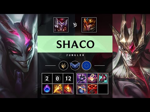 Shaco Jungle vs Jarvan IV - EUW Diamond Patch 25.20
