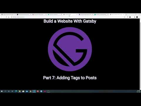 Build a Website With Gatsby Part 7: Adding Tags to Posts