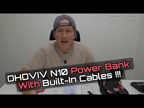 OHOVIV Portable Charger Power Bank 50000mAh Battery Pack, 22.5W Fast Charging PowerBank with Built in Cables,Travel Camping Essential USB-C Portable Phone Charger for iPhone Samsung Pixel Android iPad video review thumbnail