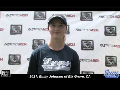 Committed UTSA 2021 Emily Johnson Shortstop Softball Skills Video - Ca Breeze Birch